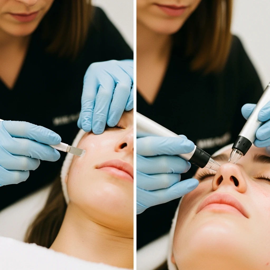Verschil tussen dermaplaning mesje en microneedling pen